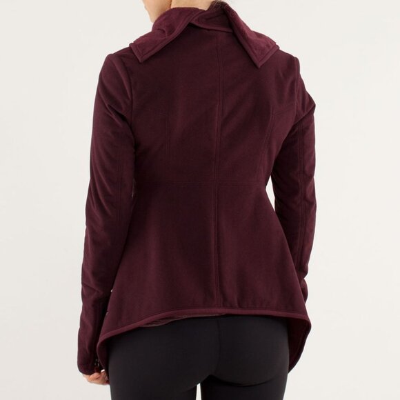 Lululemon Presence Of Mind Jacket - 6 Bordeaux Drama - Picture 3 of 8